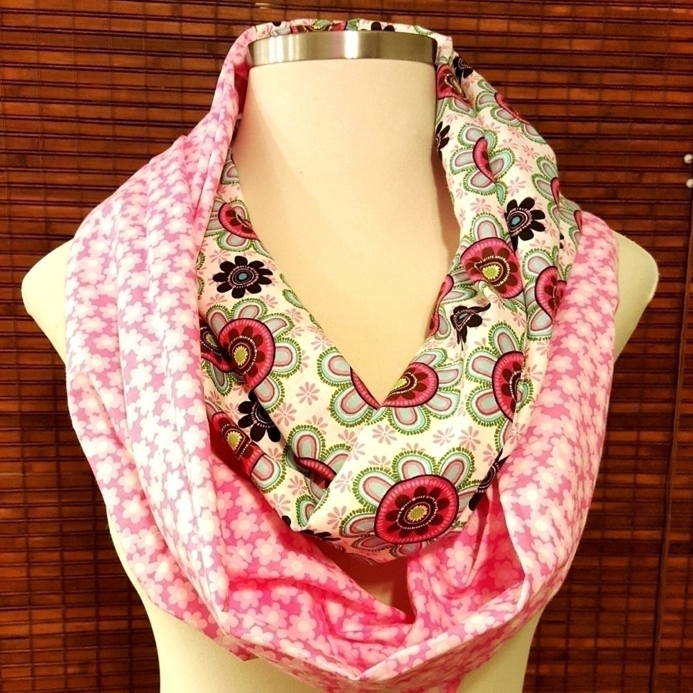 Handmade infinity scarf